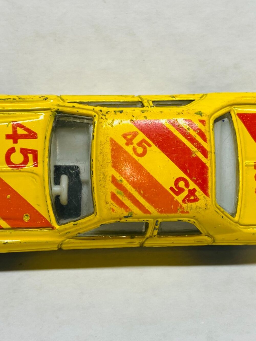 VNTG Magic Fast Wheels 1:64 Diecast 1976 Dodge Coronet Ja-Ru Yellow w/Red #45
